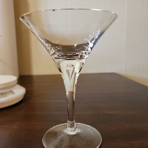 BLOCK Martini Glasses - Clear Crystal - Marked - (Pre-Owned) Excellent Condition